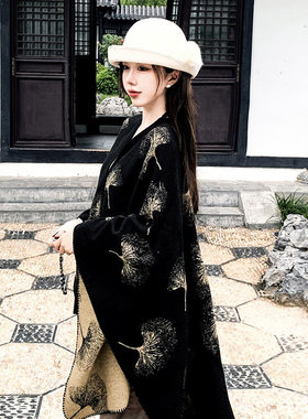 中国风外搭旗袍披肩女夏春秋