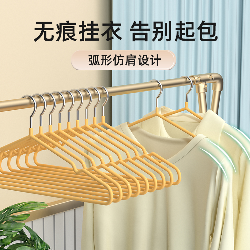 成人高端防滑衣架家用晾衣架衣服撑子宿舍服装店衣架子衣柜大人 - 图2