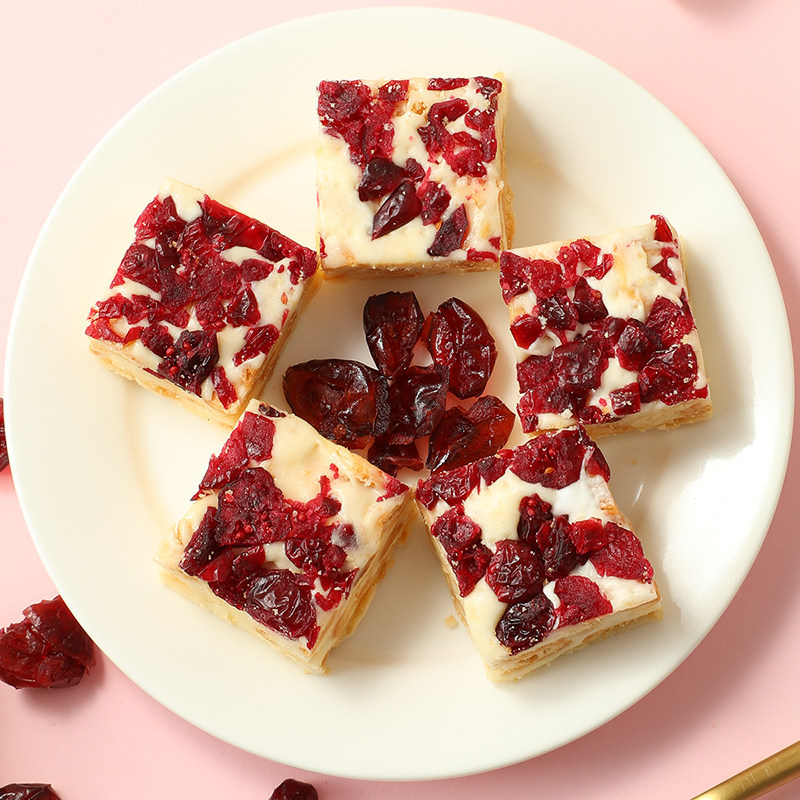 味滋源蔓越莓雪花酥网红爆款饼干糕点牛轧糖羊奶芙糖果休闲零食品