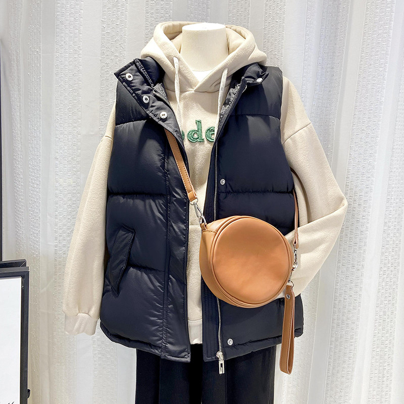 羽绒棉马甲女士秋冬季2025新款学生时尚坎肩百搭外套外穿背心马夹,淘宝优惠券,粉丝福利购,淘宝优惠卷