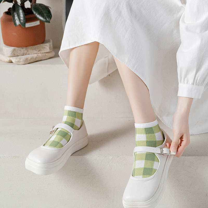 夏天全棉防臭短款女生女短袜 天天特卖工厂店短袜