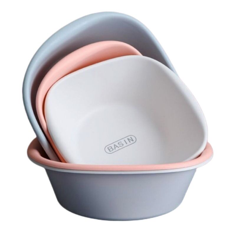 加厚加深三件套脸盆宿舍学生家用脸盆洗衣服洗水果洗浴中心洗脚盆