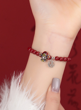 【财神到】财神爷手链朱砂手串手串