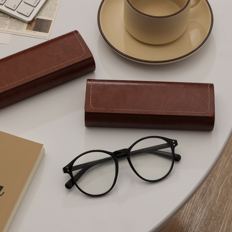 轻巧眼镜盒便携女简约太阳墨镜盒文艺日系复古纯色眼镜防摔收纳盒,淘宝优惠券,粉丝福利购,淘宝优惠卷