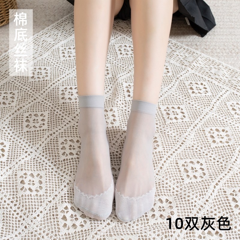 短丝袜女士肉色耐磨面膜钢防勾丝 天天特卖工厂店短袜