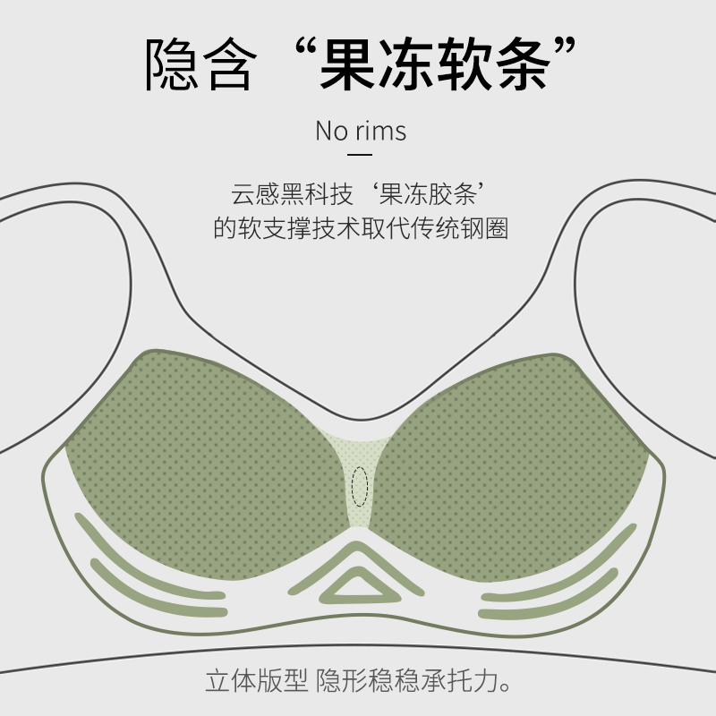 无痕内衣女小胸聚拢夏季薄款收副乳防下垂美背无钢圈软文胸罩提拉