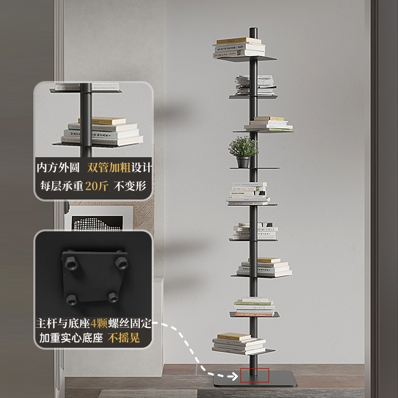 Iron rotating bookshelf | Over 6,000 additional purchases