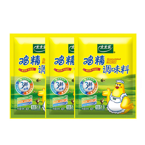 太太乐川菜鸡精调味料40克*3袋 - 图3