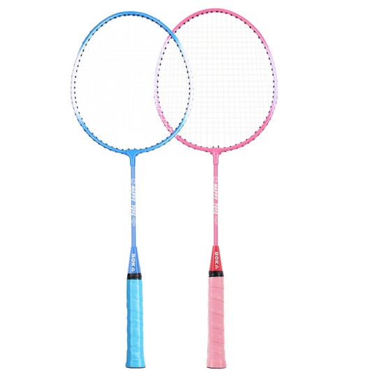 羽毛球拍儿童小学生专用正品耐打3-12岁新款羽毛球拍双拍超轻套装