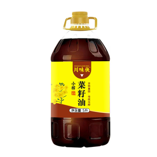 川味侠小榨浓香四川纯菜籽油家用5L