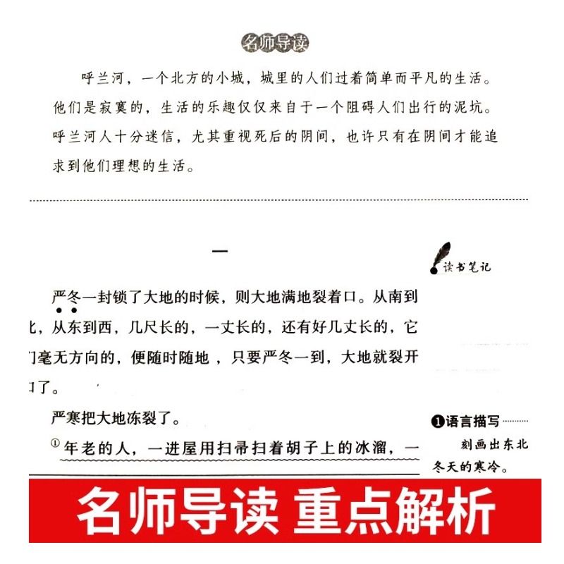 全套5册 五年级下册课外书必读正版书目小兵张嘎徐光耀俗世奇人冯骥才呼兰河传萧红著骆驼祥子老舍原著儒林外史转上册的书籍M - 图3