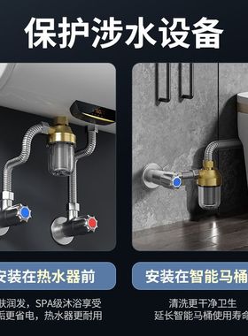 咪呐热水器过滤器阻垢前置