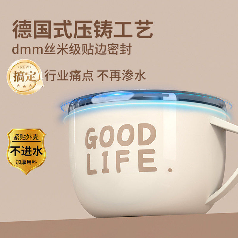 不锈钢饭盒上班族2025新款食堂打饭专用饭缸学生泡面碗大容量饭碗,淘宝优惠券,粉丝福利购,淘宝优惠卷