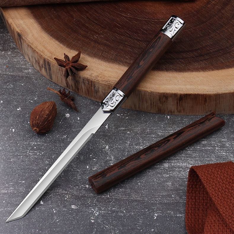 新款创意小直刀精品户外小刀家用水果刀商用超锋利厨房瓜果刀