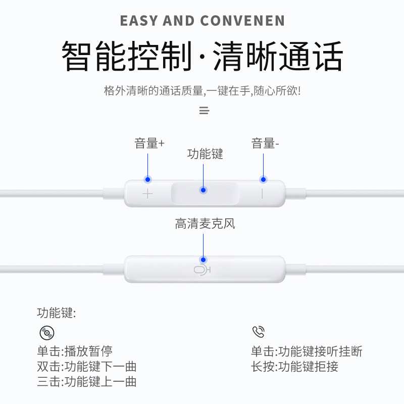 苹果15有线耳机适用iPhone14/13/12/X原7手机8promax装ipad正品 - 图1