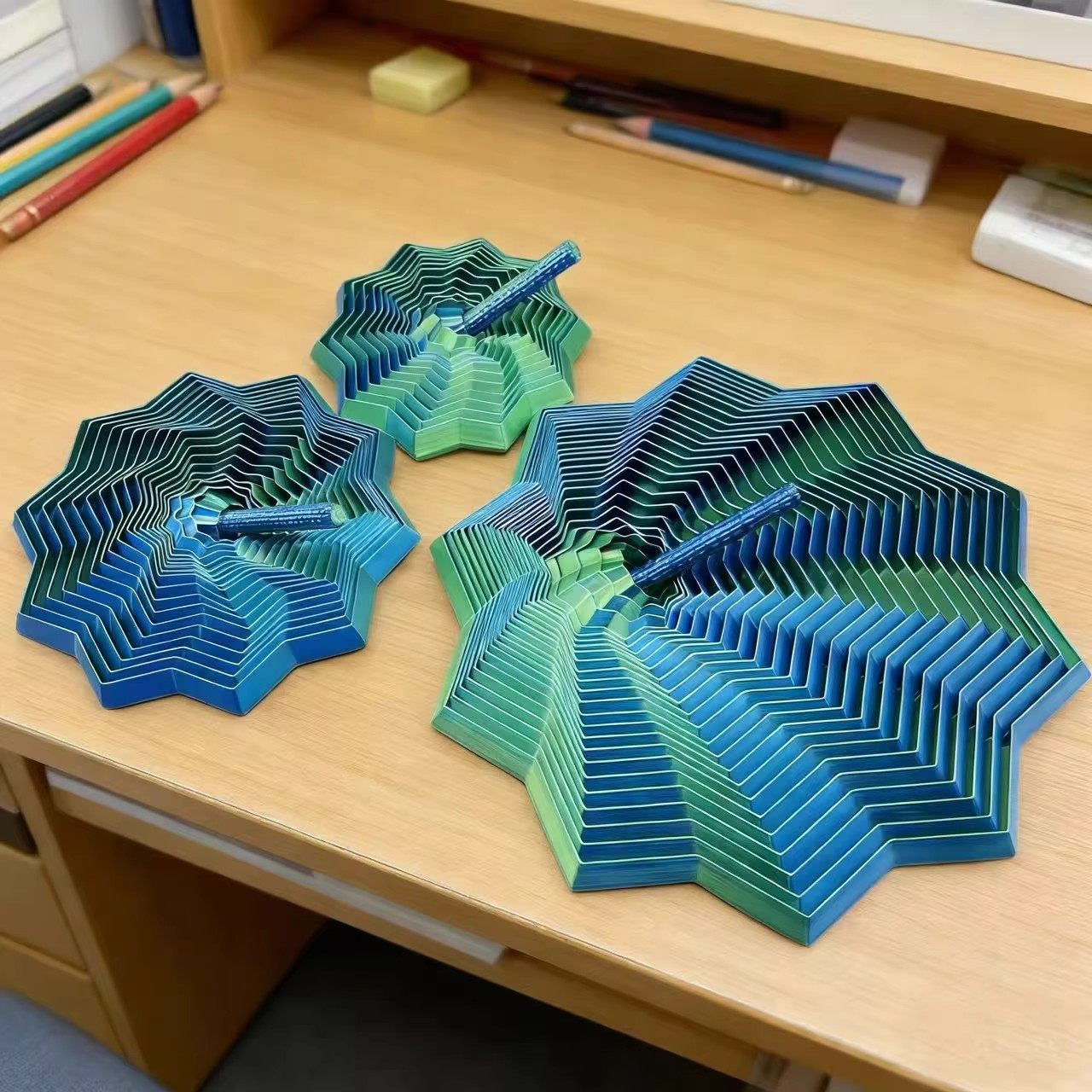 3d打印解压爆款萝卜塔叠叠乐渐变螺旋塔立体旋转儿童解压治愈玩具,淘宝优惠券,粉丝福利购,淘宝优惠卷