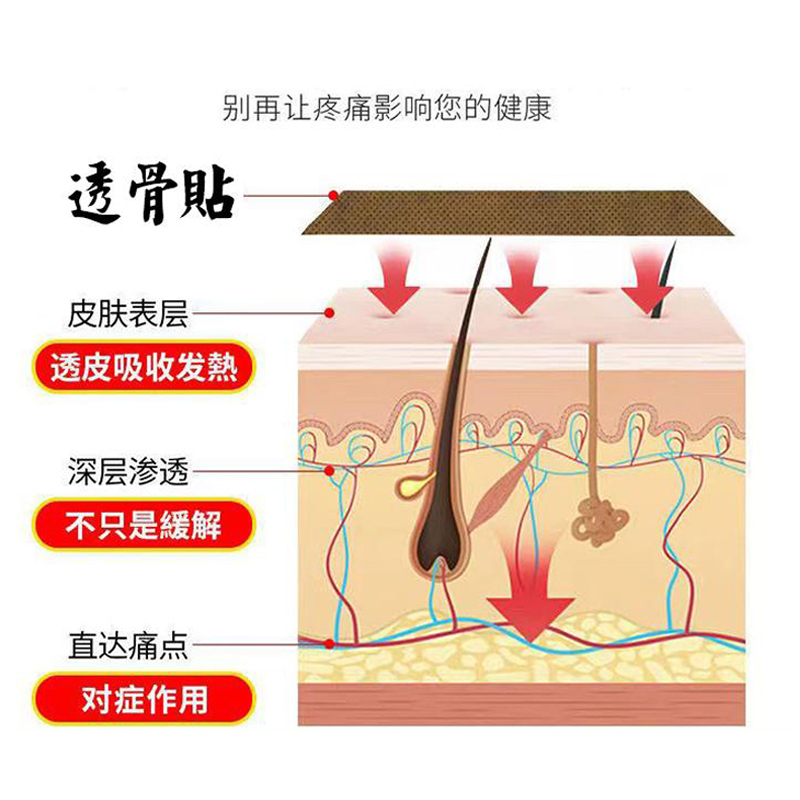 香港九龙大药房透骨贴官方旗舰店红花三七贴艾草贴膝盖腰椎肩颈贴-图0