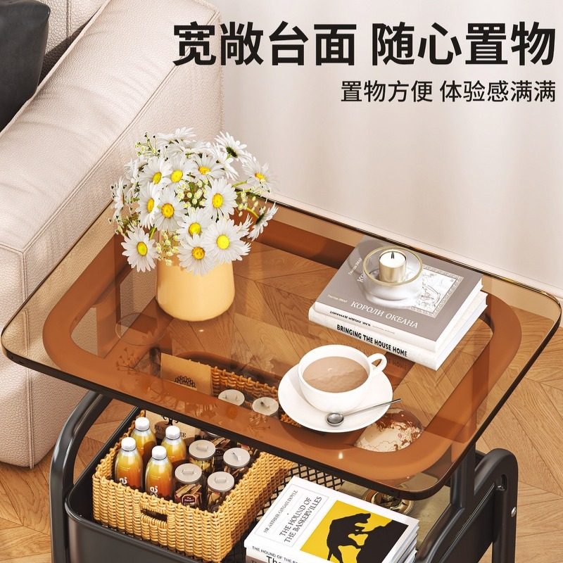 零食置物架可移动小推车收纳床头柜客厅边几茶几宿舍架子多层沙发,淘宝优惠券,粉丝福利购,淘宝优惠卷