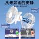 Handheld small fan usb charging portable portable small mini office table student class folding halter