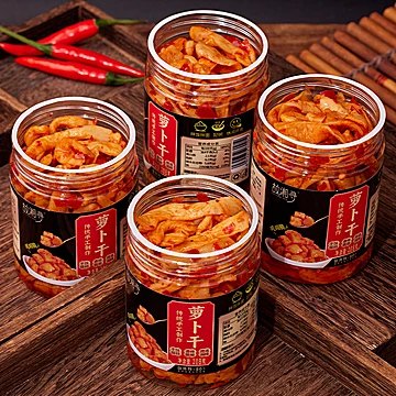 故湘寻.香辣萝卜干208g*3罐
