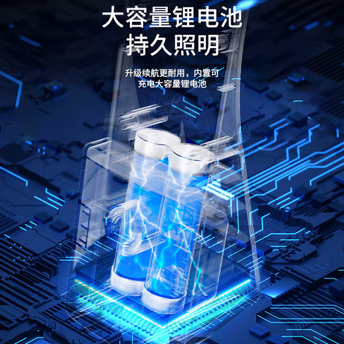 台灯学习专用学生护眼灯充电式儿童宿舍LED床头折叠充电灯便携 - 图3