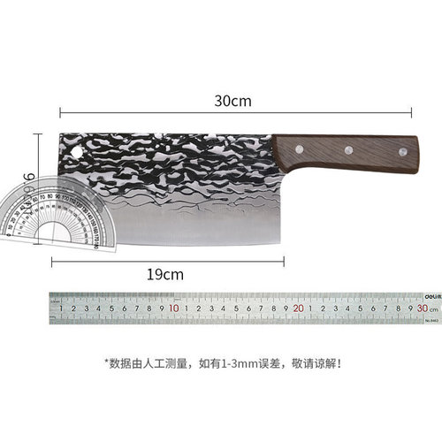 菜刀家用厨房刀具锋利锻打切片刀切菜免磨超快切肉刀开刃 - 图2
