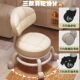 Universal wheel small stool pulley mobile home low stool sturdy and durable bench with wheels roller back chair