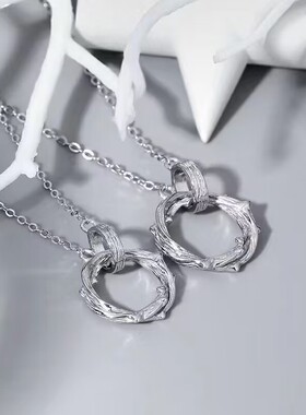 镂空蝴蝶项链女锁骨链2024年新款纪念日生日礼物送女朋友