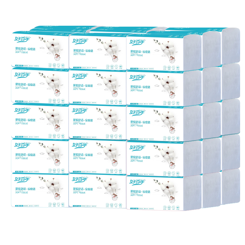 补贴+金币13.75！好百年抽纸一箱24包