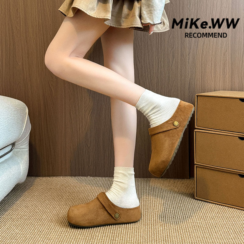 法式厚底包头拖鞋女外穿2025新款秋季软底半拖勃肯鞋单鞋平底店主,淘宝优惠券,粉丝福利购,淘宝优惠卷