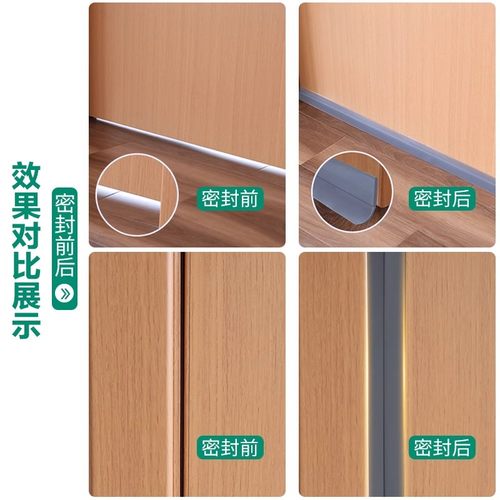 门缝密封条防风窗户贴玻璃门窗门底缝隙挡风密封胶条冬季封窗神器 - 图2