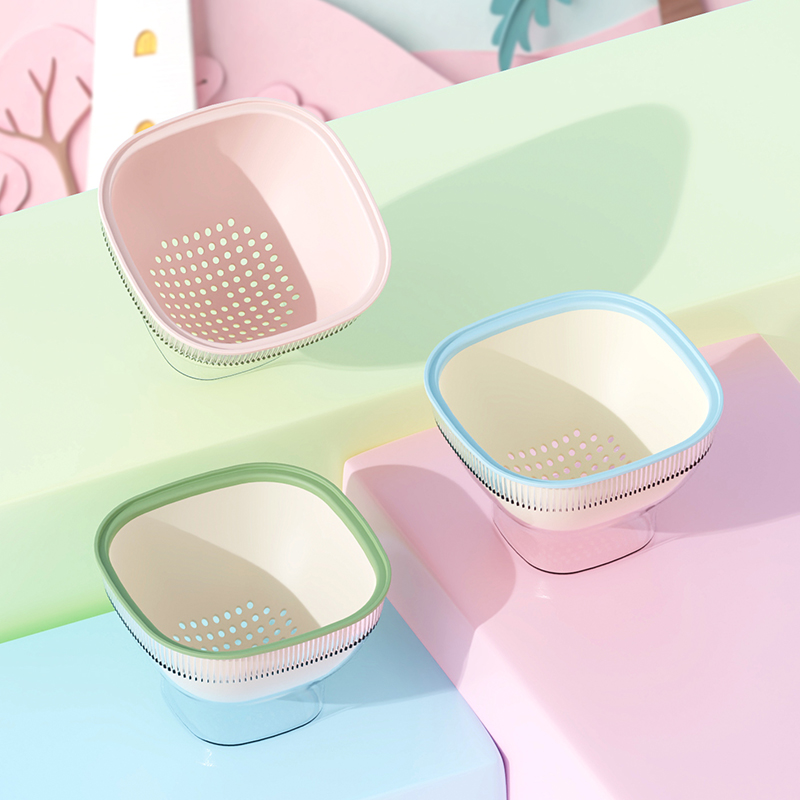 家用迷你轻奢高档水果盘小精致客厅茶几零食水果篮沥水篮糖果盘 - 图2