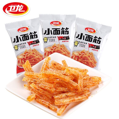 卫龙小面筋经典包装超市老款小面筋网红解馋零食小吃怀旧休闲食品 - 图3