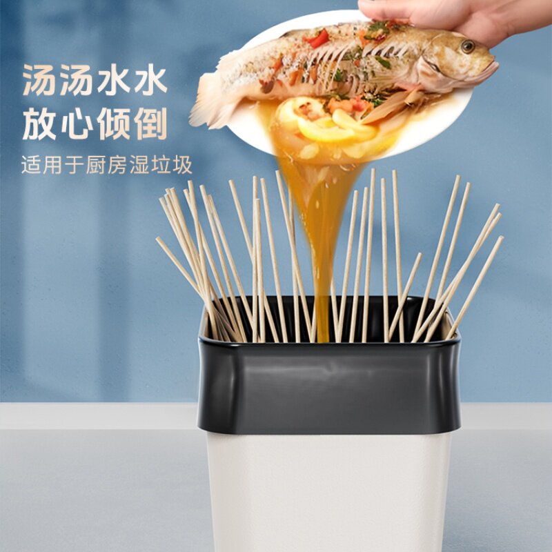 免撕抽绳垃圾袋家用加厚手提式实惠装厨房黑色大号特超厚塑料袋子