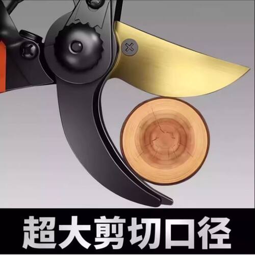 园艺修枝剪专业级工艺艺园剪刀剪枝条果树专用高效省力果林花园剪 - 图2