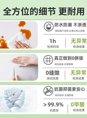 【母婴级】墙纸自粘防水防潮贴纸