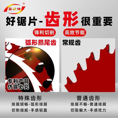 锂电木工片125/165/超薄合金片三合板胶合板木板模板圆锯片切割片 - 图1