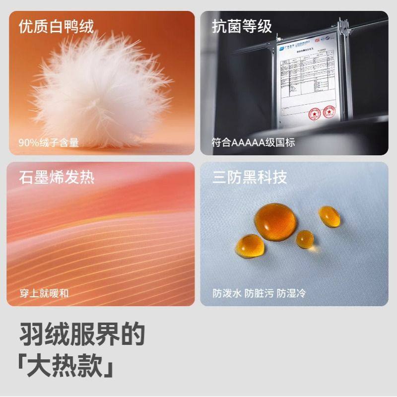 贝肽斯儿童羽绒服三防绒男女童2025冬装婴幼儿宝宝保暖外套充绒量,淘宝优惠券,粉丝福利购,淘宝优惠卷