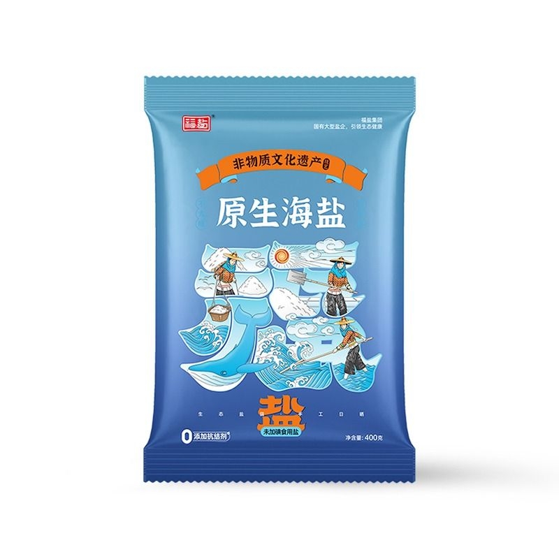 福盐无碘盐甲状腺专用食用海盐不加碘未含碘腌制泡菜盐食用盐家用