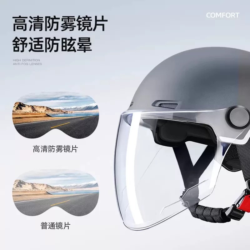 3C certified helmet for men, electric vehicle, battery motorcycle, women's summer sun protection 2026 new safety helmet for all seasons