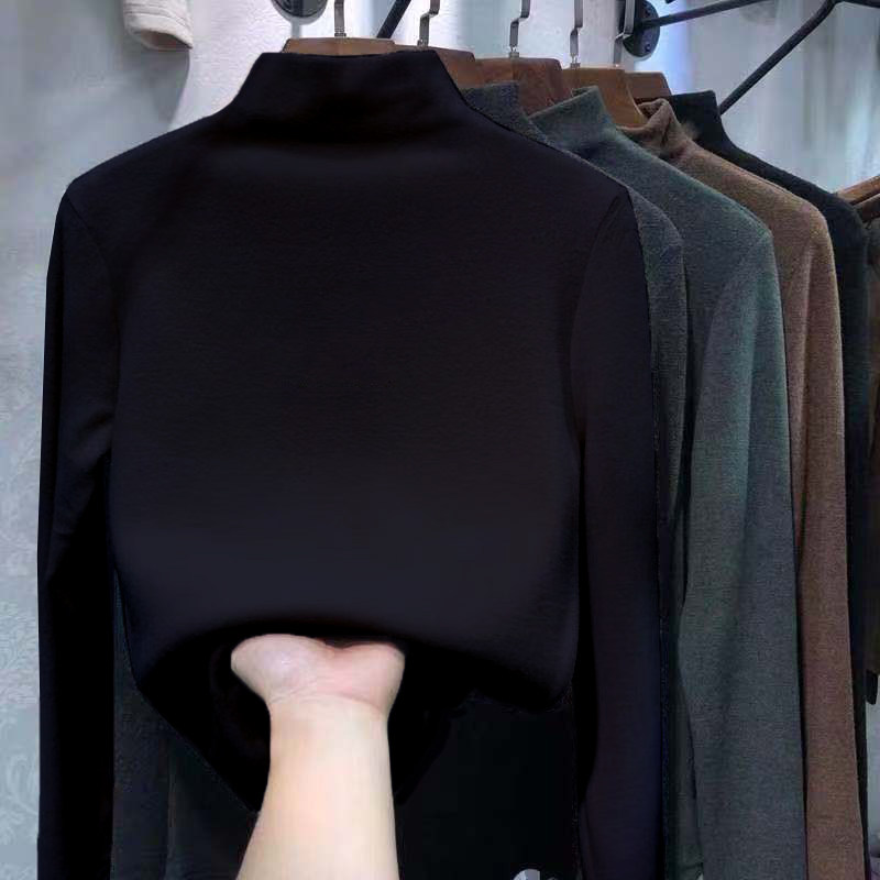 男女童打底衫内搭儿童德绒秋冬2025新款半高领长袖T恤加绒厚上衣,淘宝优惠券,粉丝福利购,淘宝优惠卷