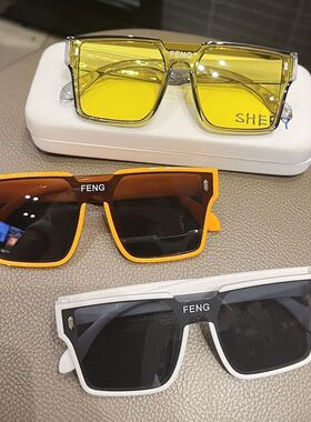 时尚街拍大框宝宝墨镜防紫外线