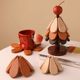 Christmas tree solid wood anti-scalding pot cushion heat insulation cushion