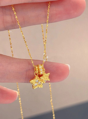 星星时尚立体高级感精美项链饰品