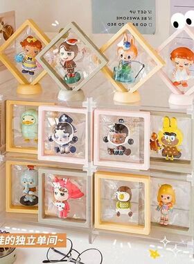 pe膜收纳盒首饰展示架手链手串饰品包装密封防氧化透明薄膜悬浮盒