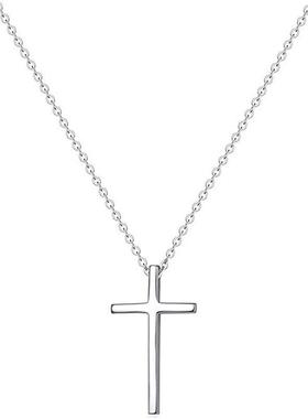 S925纯银轻奢十字架项链