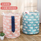Chinese-style large-capacity cotton and linen dirty clothes basket storage basket household dirty clothes basket storage bucket laundry basket foldable waterproof