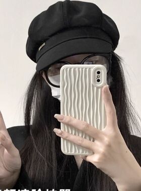 开春贝雷帽大头围黑色八角帽子女画家帽英伦复古新款显脸小鸭舌报