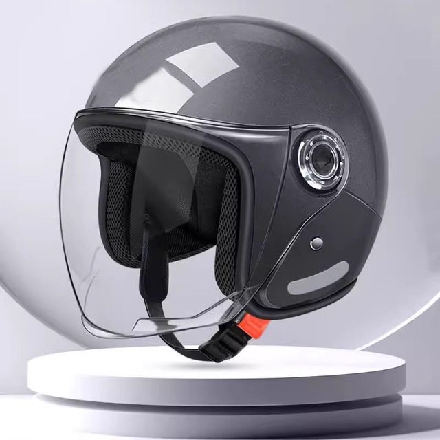 New national standard 3c certified helmet for women's electric vehicle men's winter motorcycle all-season safety helmet half helmet full helmet