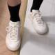 White low-cut sneakers with open toes | Thousands of people purchased more
